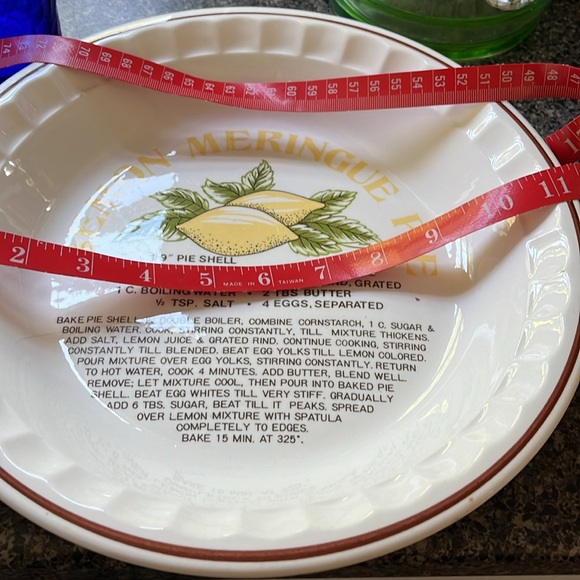 Vintage 80s pie plate - Picture 2 of 3